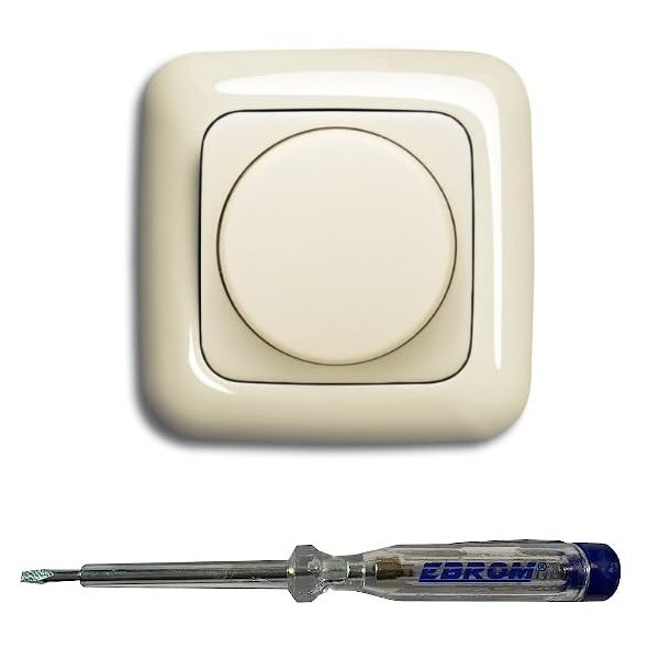 Busch Jäger 6523U-102 LED Rotary Dimmer LED Dimmer with Dimmer