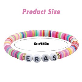 JNGTKL 11 Pcs Taylor Friendship Bracelets Set, Fashionable Taylor Merchandise Bracelets, Bohemian Style Letter Bracelet for Women Men, Colorful Friendship Bracelet Concert Souvenirs