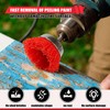 POLIWELL Nylon Abrasive Brush for Drill, 6 Pack Nylon Filament