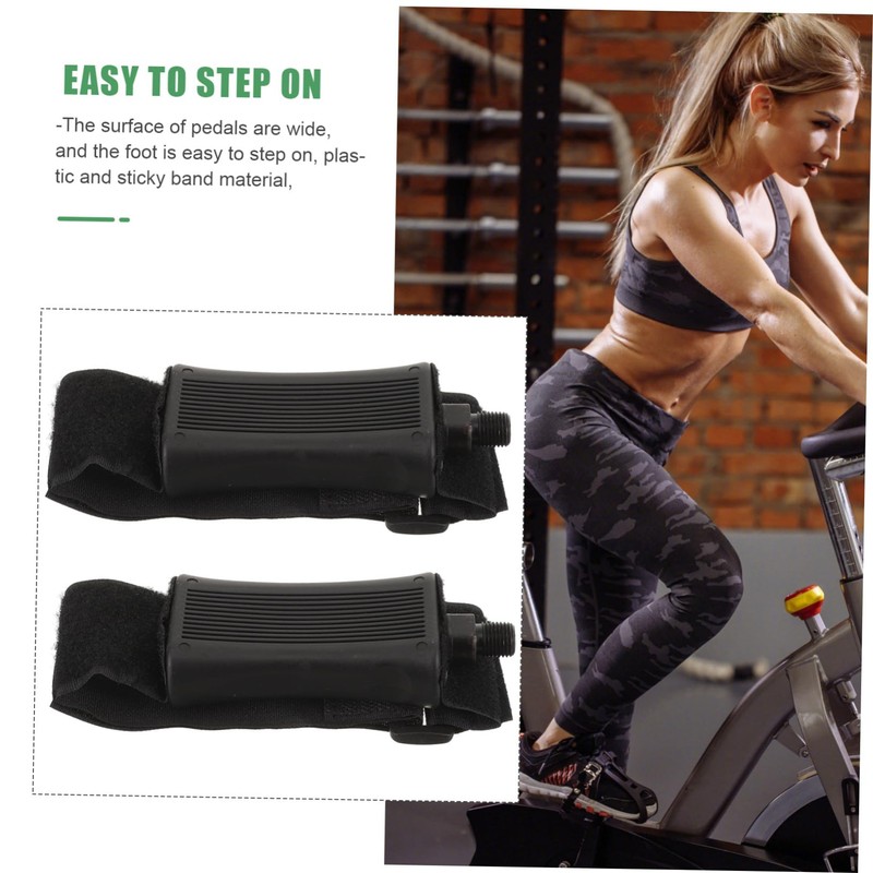 KOMBIUDA Versatile Bike Pedals Exercise Bike Pedals for Indoor Use