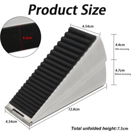 2 Pack Door Stops,Strongest Large Door Stopper,Door Stopper Wedge, Windproof Carmen Wedges,Non-Slip Doorstop,Sturdy Door Wedge,for Home,Office,Classroom