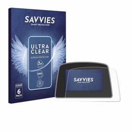 Savvies 6 Pack Screen Protector compatible with PowaKaddy C2i Protection Film Clear