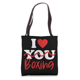 I Love Boxing Tote Bag
