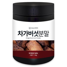 헬로우그린 러시아 차가버섯 분말 140g(통) Hello Green Chaga Mushroom Powder 140g (Container)