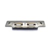 2X Long Strike Plates Brushed Satin for Mortise Latch 114mm