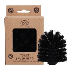 White Magic Eco Basics Toilet Brush Head, Black