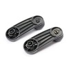 Performance PFM-678742 Interior Window Crank Handle Pair Set Black for