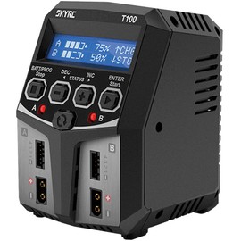 SKYRC T100 - Caricatore da modellismo 5,0 A, Lead LiFePO LiHV LiIon, LiPo, NiCd, NiMH Timer Stop