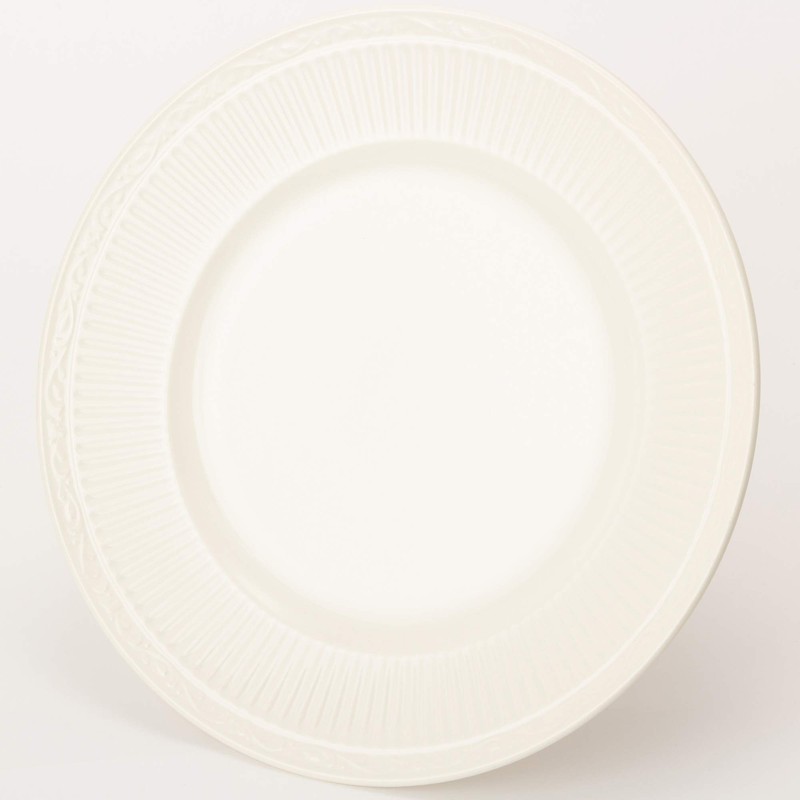 MIKASA T-770467 Italian Countryside Plate, White, Diameter 11.2 x Height