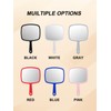 Gladmart Hand Mirror Salon Barber Hairdressing Handheld Mirror with Handle