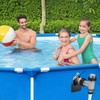 Pool Schlauchhalter 2 Stück Schwimmbad Rohrhalterung Schwarz Pool Schlauchhalterung Zubehör