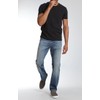 Mavi Men's Myles Straight Leg, Mid Blue Portland Size 33W