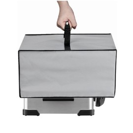 4.5L Deep Fryer Cover,Water Resistant,Compatible With Chefman 4.5 Liter Deep Fryer/Hamilton Beach 35034 4.5 Liter Electric Deep Fryer/Elite Gourmet EDF-401T 4.5 Qt Electric Deep Fryer (Silver Grey)