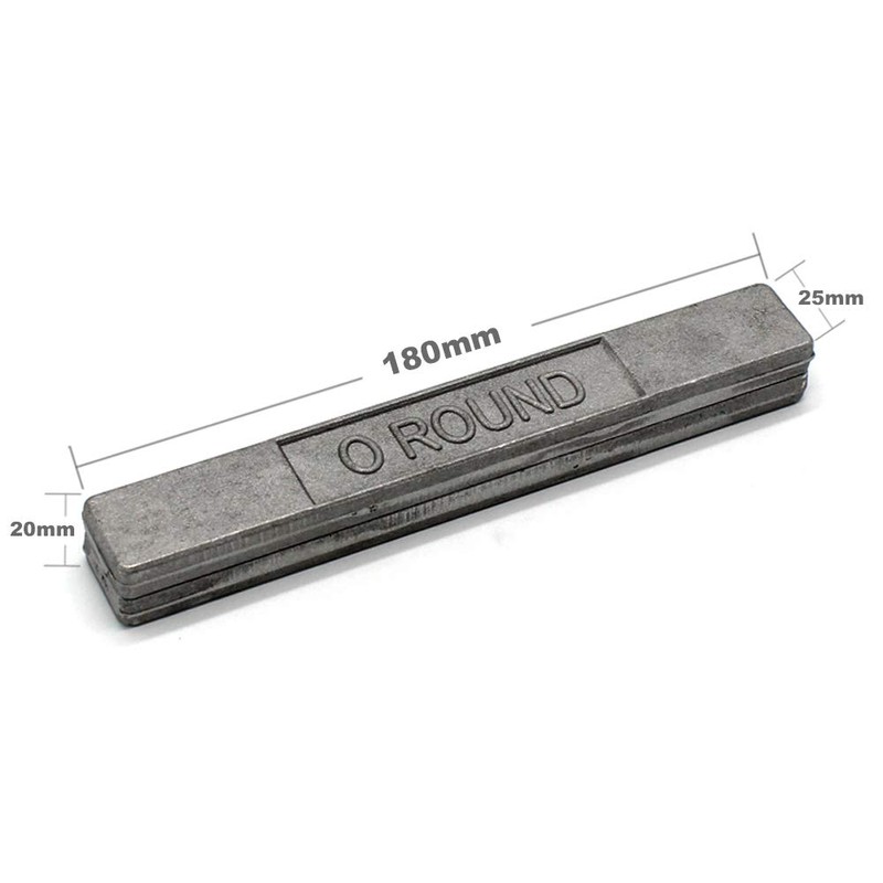 Adygil Round Sinker Mold with 10 Cavities and 1/5-Ounce,Without Handle