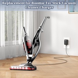 DONYOIE Charger for Roomie Tec SL587 SL587A SL593 SL595 RMDY595 Vacuum Power Cord for RoomieTec SL593-PB-RCA DH0720B Cordless Cleaner Replacement AC Adapter DC Adaptor Supply