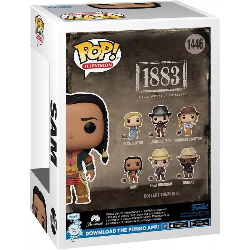 Funko Pop! TV: 1883 - Sam Vinyl Figure #1446 #72197