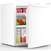 Electactic 1.6 Cu.ft Mini Fridge with Freezer, Compact Single Reversible