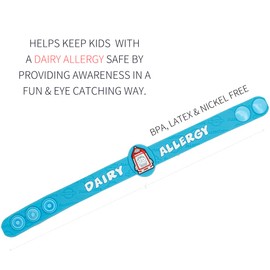 The ID Band Company Kids Dairy Allergy (Pint) Wristband