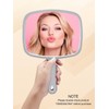Gladmart Hand Mirror Salon Barber Hairdressing Handheld Mirror with Handle