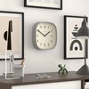 JONES CLOCKS Square Retro Wall Clock Made of High Quality
