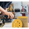 STEBRUAM 100pcs 125mm sanding discs, Sanding Discs Pads for Random
