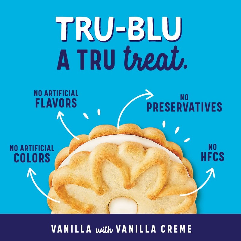 Tru-Blu Vanilla Cookies with Vanilla Creme | No artificial ingredients