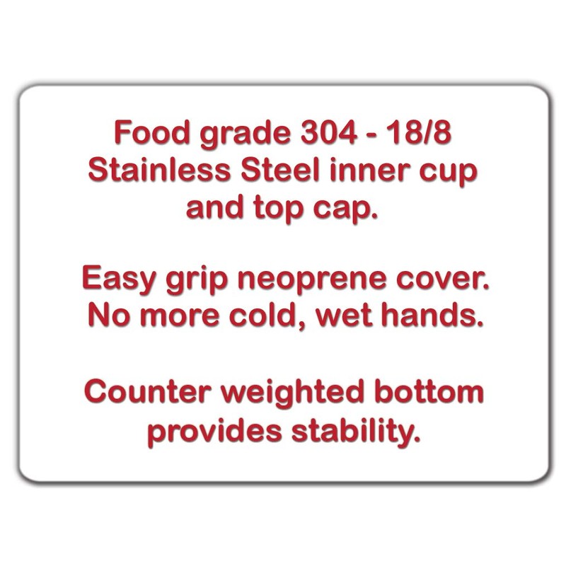 Mugzie 16 Ounce Stainless Steel Cocktail Shaker/Martini Shaker with Wetsuit