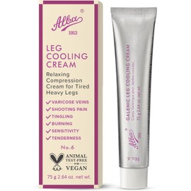 Alba Crema Refrescante Vegana Para Piernas 1913: Alivio Refrescante Para Piernas Cansadas Y Pesadas, Reduce La Fatiga Y La Pesadez, Estimula La Circulación, Hidratación Profunda Y Suavizante, Fórmula