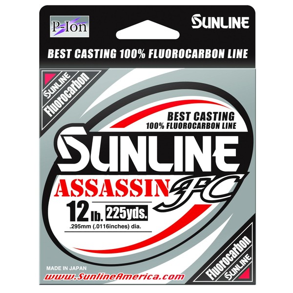 Sunline 63042300 4594-0109 Assassin FC Fishing Equipment, 8 lb