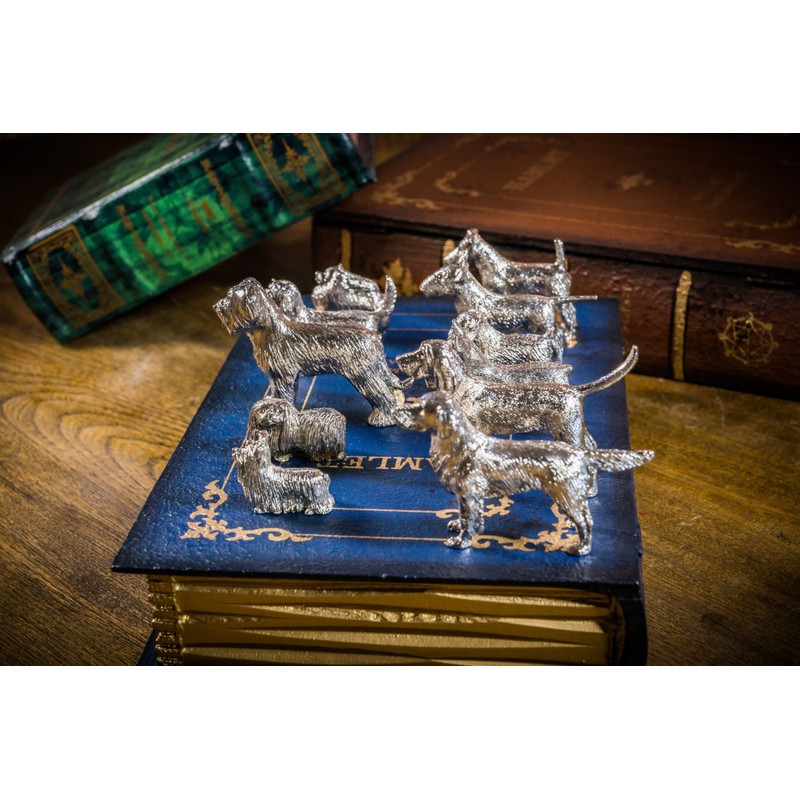 ミニチュアシュナウザー イギリス製 アート ドッグ フィギュア コレクション