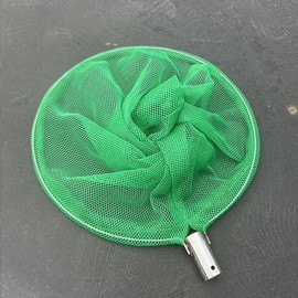 Pool Skimmer Net with Fine Mesh, Stainless Steel Leaf Rake, 2-Pack, for Swimming Pool and Hot Tub Cleaning (1 Pack)