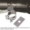 Clamp On Wideband Sensor Bung Adapter Adjustable Stainless Steel Oxygen