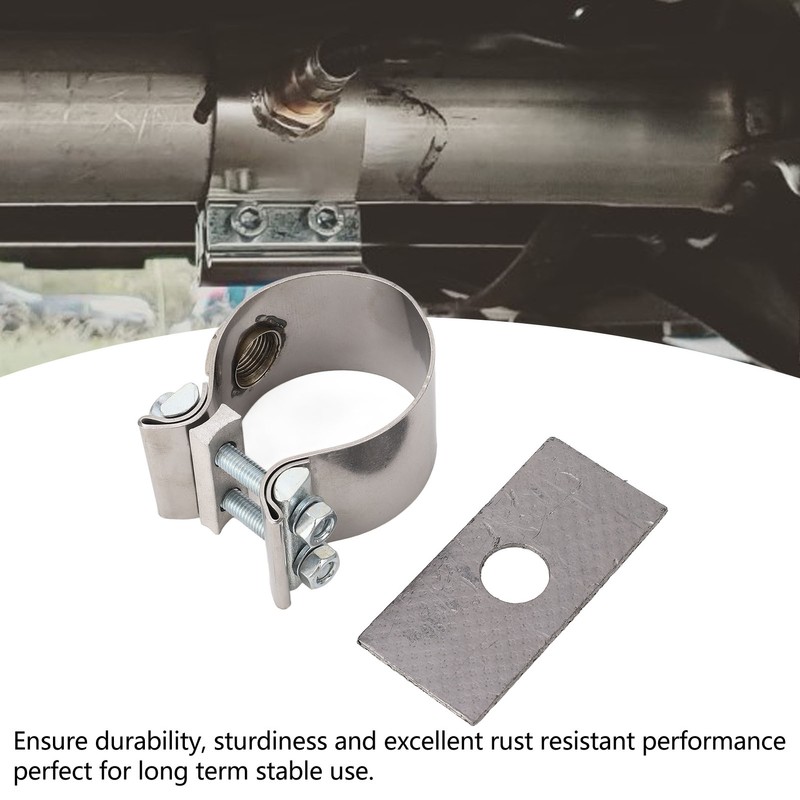 Clamp On Wideband Sensor Bung Adapter Adjustable Stainless Steel Oxygen