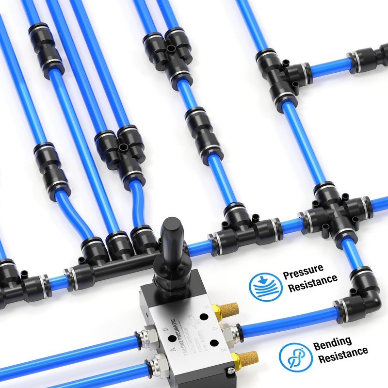 TAILONZ PNEUMATIC Blue 8mm or 5/16 OD 5mm ID Polyurethane