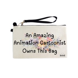 Gifts or Presents for Animation Cartoonists, an Amazing Animation Cartoonist Owns This Bag, Cosmetic Bags, Pencil Case - cb931