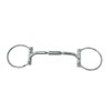 Huxlay Bros D Ring Comfort Snaffle Bit with Copper Inserts,