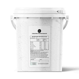 800g Creatine Monohydrate Powder - Micronised Pure Protein Supplement Bucket