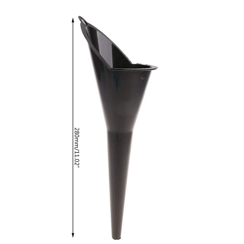 Auto Engine Oil Funnel,Black,Multi-Function Auto Engine Oil Petrol Change Funnel