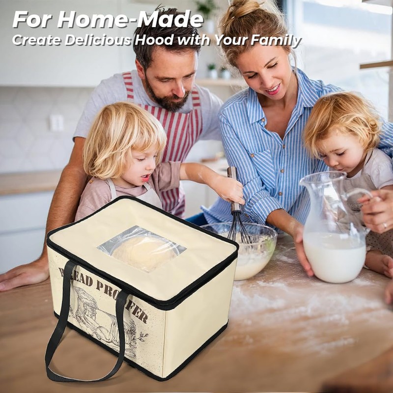 Msiud Bread Proofer with Heater, Dough Proofing Box with Temperature