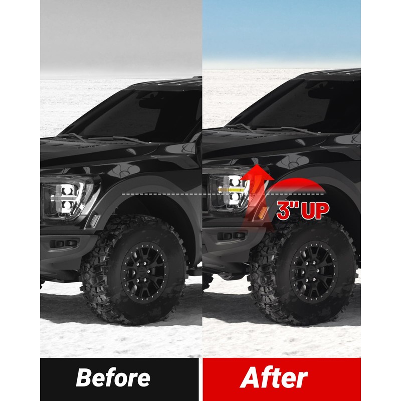 EVIL ENERGY 3" Leveling Lift Kit Compatible with 2006-2024 Ram