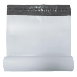 White Poly Mailers 23.5x25.6 Inches Waterproof Self Sealing Shipping E Commerce Bags for Apparel and Non Fragile Items 10 Pack