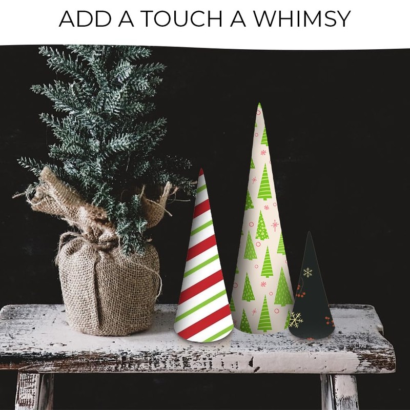 Paper Mache Cones Bulk Set Large Quantity- 13.75 x 5