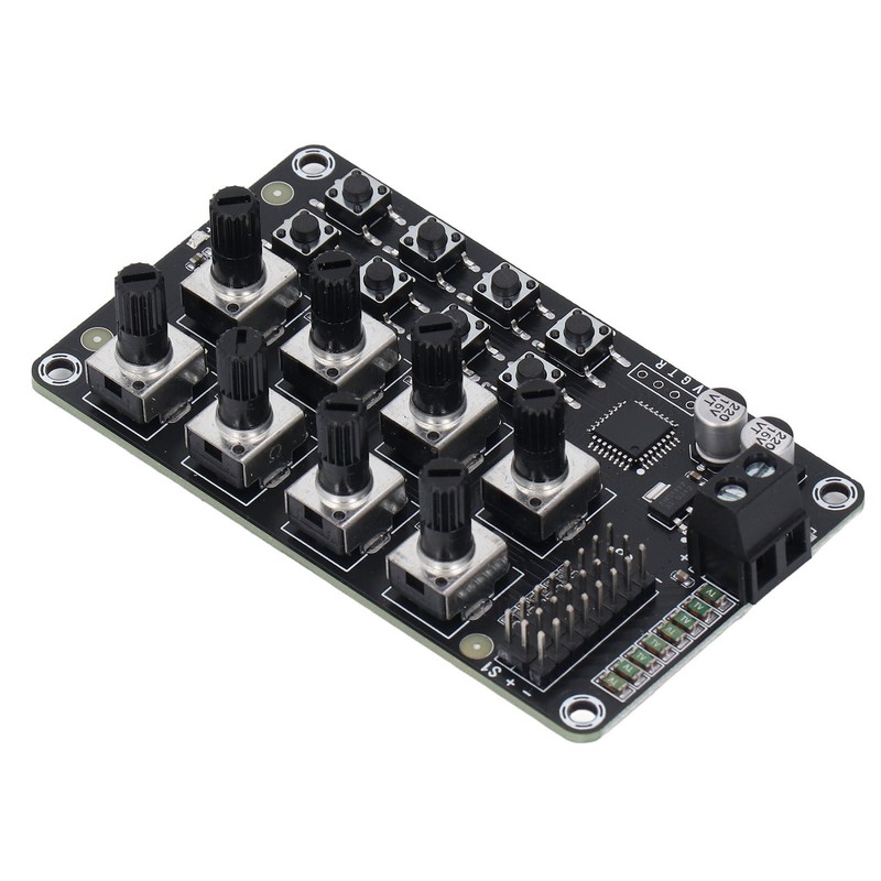 Rotating Knob 8 Channel Servo Controller Control Board with High