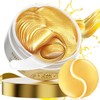 BREYLEE 24K Gold Eye Masks - 60 Pcs, Retinol &