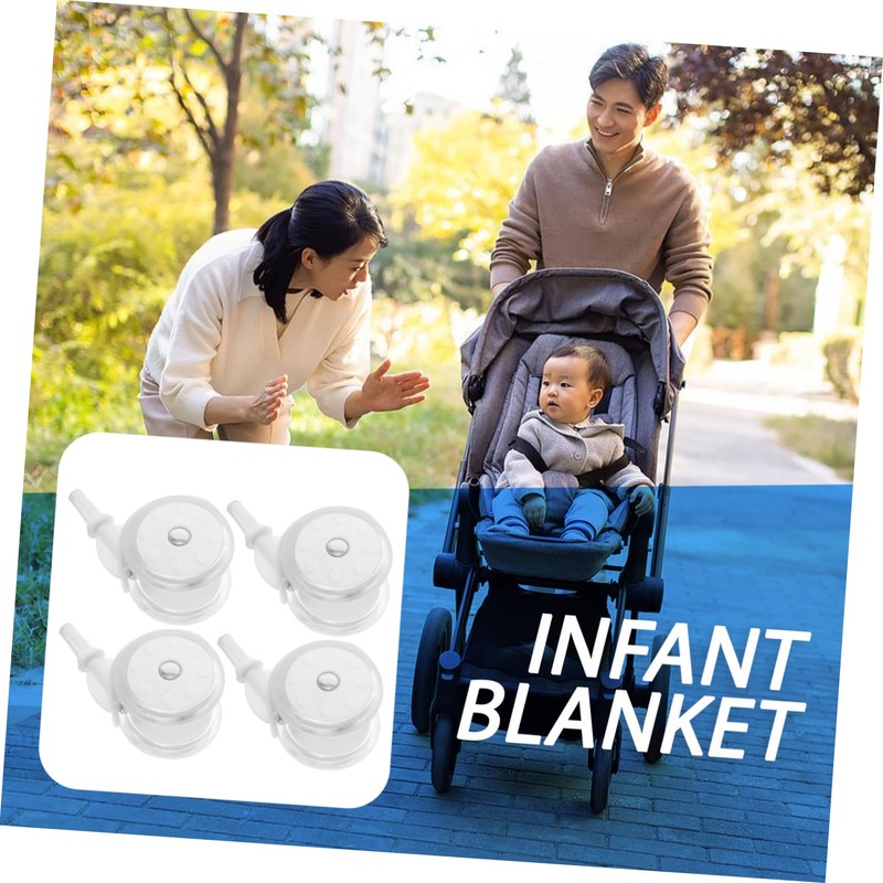 Warmhm Replacement Wheels for 4pcs Caster Wheels for Baby Walker