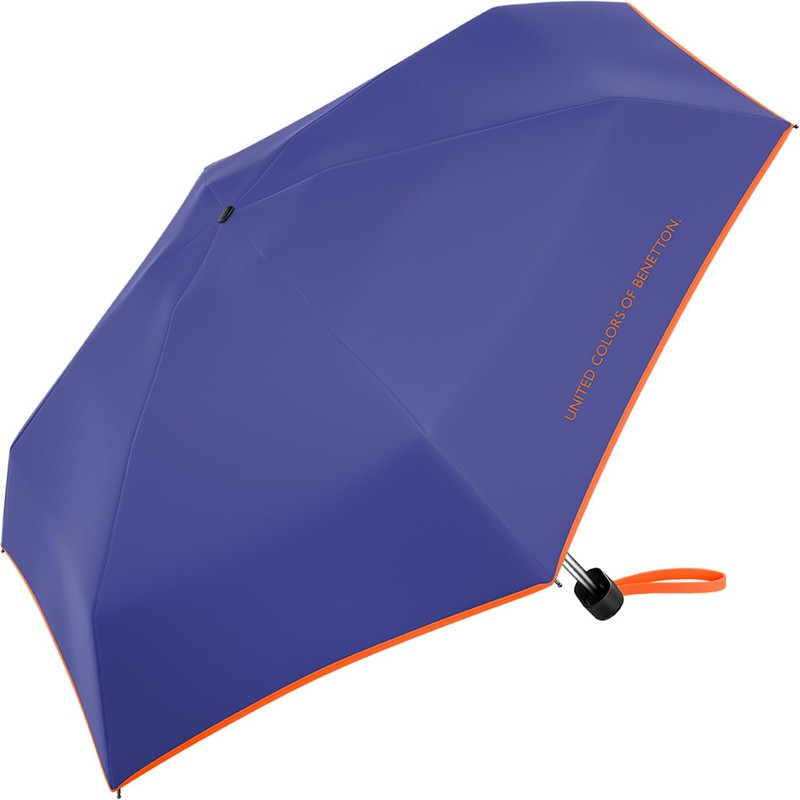 Benetton Pocket Umbrella Ultra Mini Flat Solid, ultra violet, Pocket