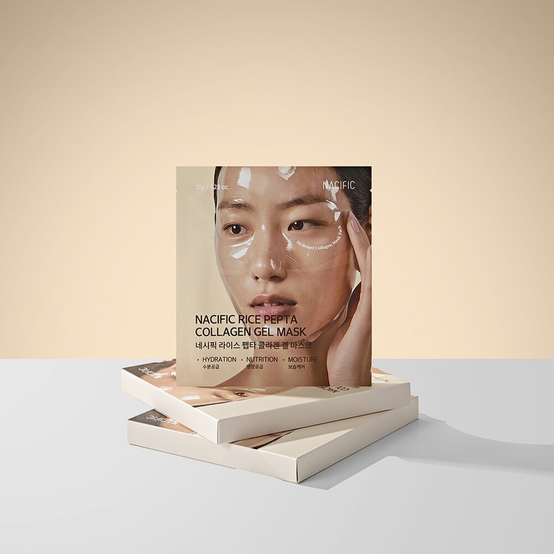 NACIFIC Rice Pepta Collagen Gel Mask Sheet 4ea - NACIFIC