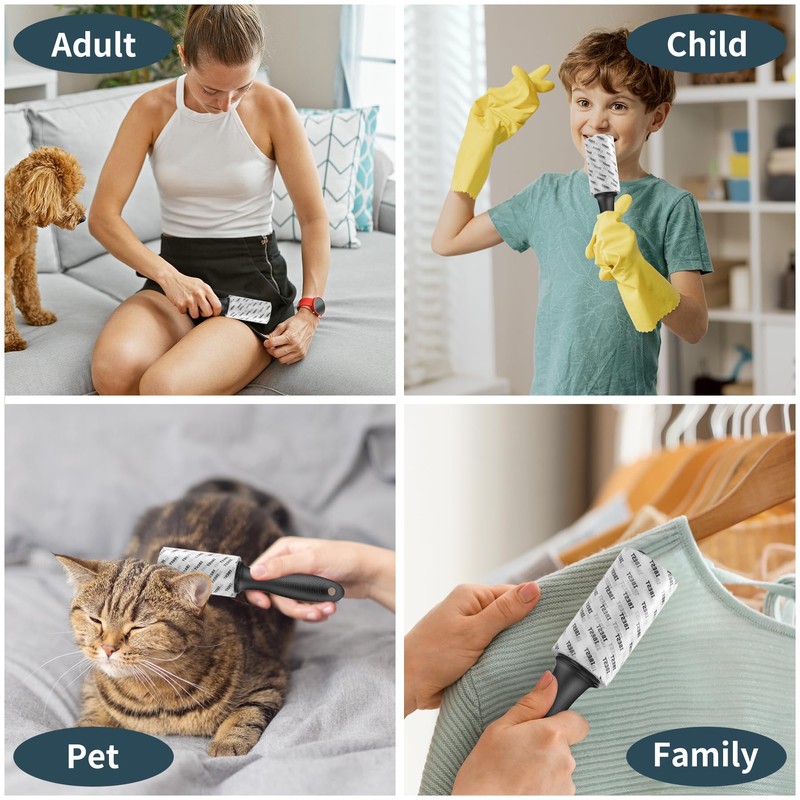 iBest UK Lint Rollers For Pet Hair, Clothes, Carpet |