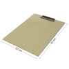 Wooden World A4 Wooden Clipboard, Heavy Duty Eco Solid Wood