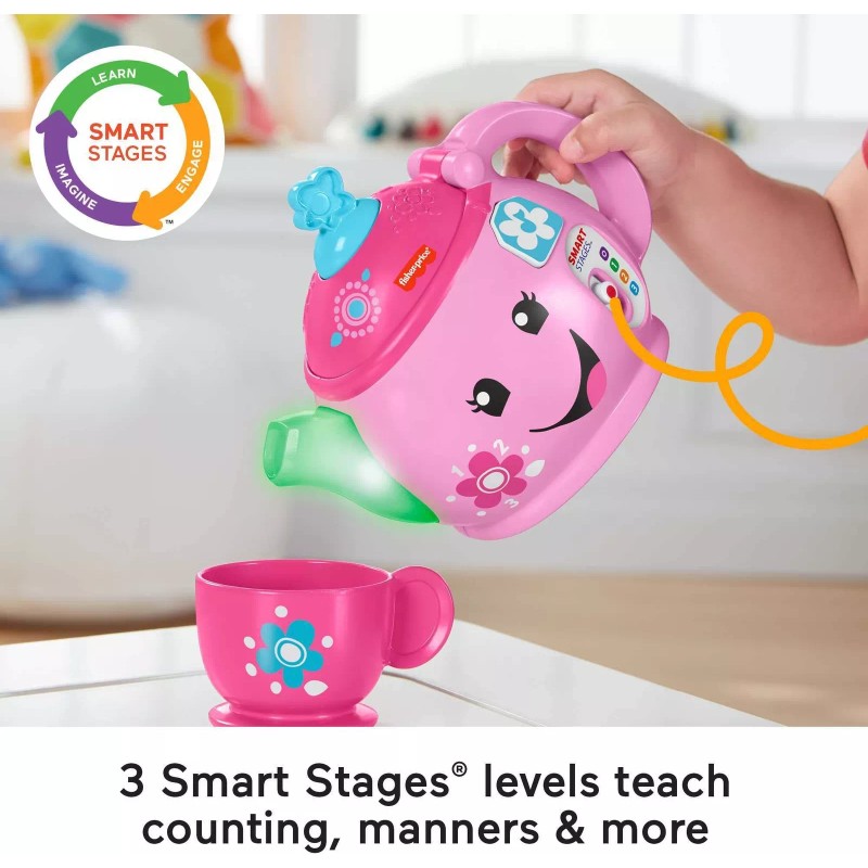 Fisher-Price Fisher Price Laugh Learn Sweet Manners Tea Set Interactive